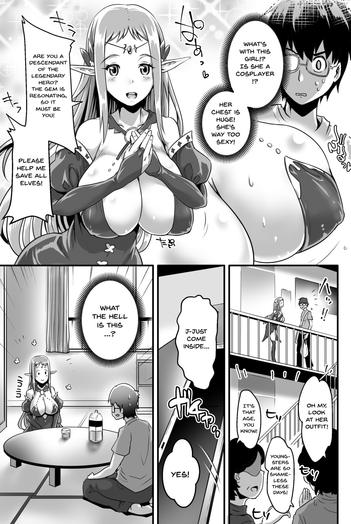 Hentai Manga Comic-Here Comes The Big-Breasted Elf Princess Sofina-Read-5